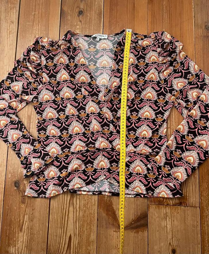 MORGAN Blouse Tuniek mt XL Zwart roze, zo goed als nieuw, Kleding | Dames, Blouses en Tunieken, Zo goed als nieuw, Maat 46/48 (XL) of groter