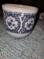 Delfts blauw aardewerk frankton tegelen bloempotje, Antiek en Kunst, Ophalen of Verzenden