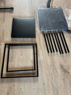 Set van 2 Lifa Living Bijzettafels - TARIK, Huis en Inrichting, Tafels | Bijzettafels, Minder dan 45 cm, Minder dan 55 cm, Metaal of Aluminium