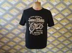 CUSTOM MOTORCYCLE T-shirt maat L als nieuw BSA NORTON HARLEY, Ophalen of Verzenden, Zo goed als nieuw, Zwart