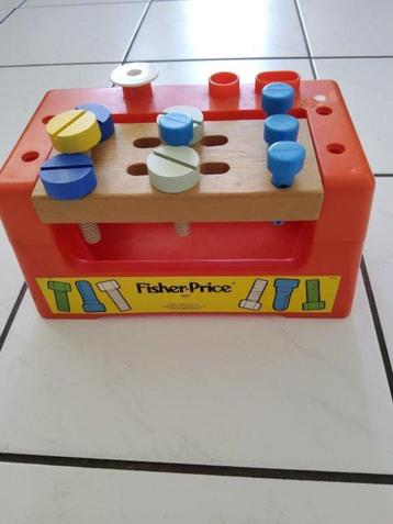Vintage 1980 Fisher Price werkbankje (workbench) nr 927 beschikbaar voor biedingen