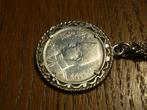 Mooie oude zilveren hanger met 5 Piastre 1939 zilver Egypte, Verzenden, Zilver, Hanger