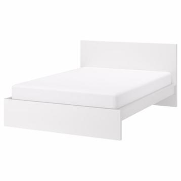IKEA Malm bedframe 140x200 + 2 lattenbodems - afbeelding 3