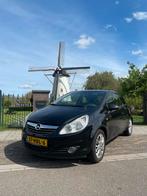 Opel Corsa . 2008 Zwart, Auto's, Te koop, Benzine, Cruise Control, Onderhoudsboekje