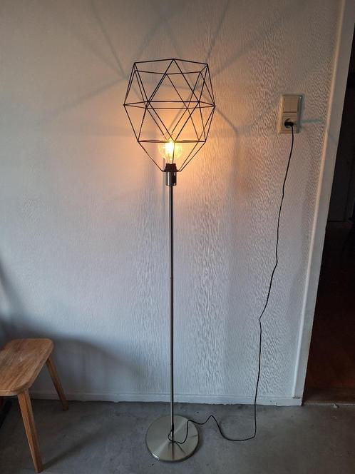 IKEA staande lamp BRUNSTA, Huis en Inrichting, Lampen | Vloerlampen, Gebruikt, 150 tot 200 cm, Metaal, Ophalen