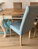 eettafel hout landelijk barok 160/90, Huis en Inrichting, Tafels | Eettafels, Gebruikt, 150 tot 200 cm, Rechthoekig, 50 tot 100 cm