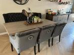 Eetkamerset met bankje Eric kuster bocx interiors, Huis en Inrichting, Complete eetkamers, Ophalen, Zo goed als nieuw