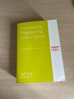 HRA 2021 - Handboek Regelgeving Accountancy, Ophalen, Zo goed als nieuw, WO