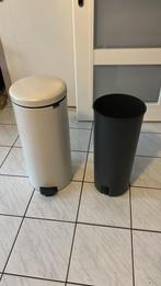 Brabantia prullenbak, Ophalen, Gebruikt, Met pedaal, 50 tot 75 cm
