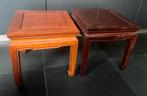 2 Oosterse Palissander / Rosewood bijzettafeltjes tafeltjes, Ophalen