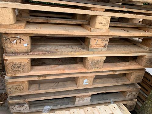 30x zware Europallets 80x120cm DIY toepassingen, Doe-het-zelf en Verbouw, Hout en Planken, Zo goed als nieuw, Pallet, Steigerhout
