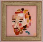 Portret Vincent abstract met lijst, Ophalen of Verzenden