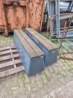 Betonnen picknick banken - Afzet banken, Tuin en Terras, Picknicktafels, Ophalen, Gebruikt, Rechthoekig, Hout
