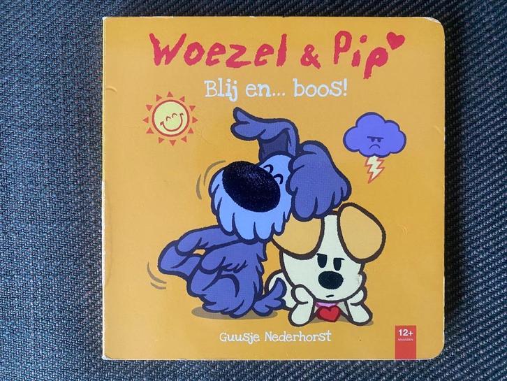 Guusje Nederhorst - Woezel & Pip - Blij en... boos! (Karton), Boeken, Kinderboeken | Baby's en Peuters, Zo goed als nieuw, Ophalen of Verzenden