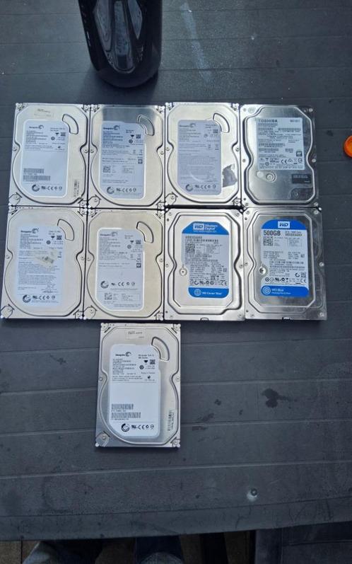 500GB Schijven, Computers en Software, Harde schijven, Gebruikt, Desktop, Ophalen of Verzenden