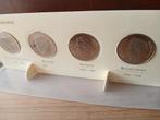 Set van 4 munten vorstinnen, Postzegels en Munten, Munten | Nederland, Ophalen of Verzenden, Koningin Wilhelmina, Setje
