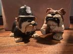 Bulldog Beelden Set, Ophalen of Verzenden, Zo goed als nieuw, Kunststof, Dierenbeeld