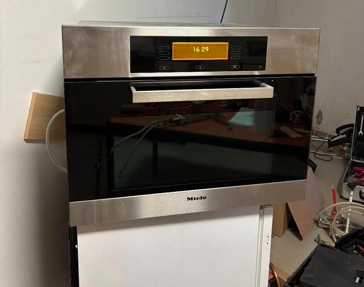 Miele Combimagnetron Supervision H4082 BM, Witgoed en Apparatuur, Magnetrons, Gebruikt, Inbouw, Combimagnetron, 45 tot 60 cm, Hete lucht