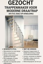 Wenteltrap Maker Gezocht voor Zoldertrap, Ophalen of Verzenden