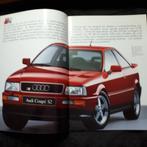 autobrochure Audi Coupe S2 brochure - 220pk S2 folder Mega, Audi, Zo goed als nieuw, Verzenden