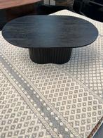Salontafel ovaal zwart 90cm mangohout, Minder dan 50 cm, Kerkstraat, Info@savoireinteriors.com, 50 tot 100 cm