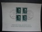 Duitse Rijk Blok nr. 8 met speciaal stempel., Ophalen of Verzenden, Overige periodes, Gestempeld