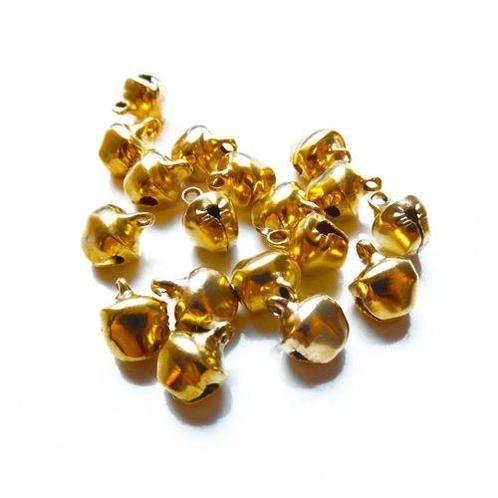 Grote zak met 5000 gouden 8 mm belletjes, Hobby en Vrije tijd, Kralen en Sieraden maken, Nieuw, Ophalen of Verzenden