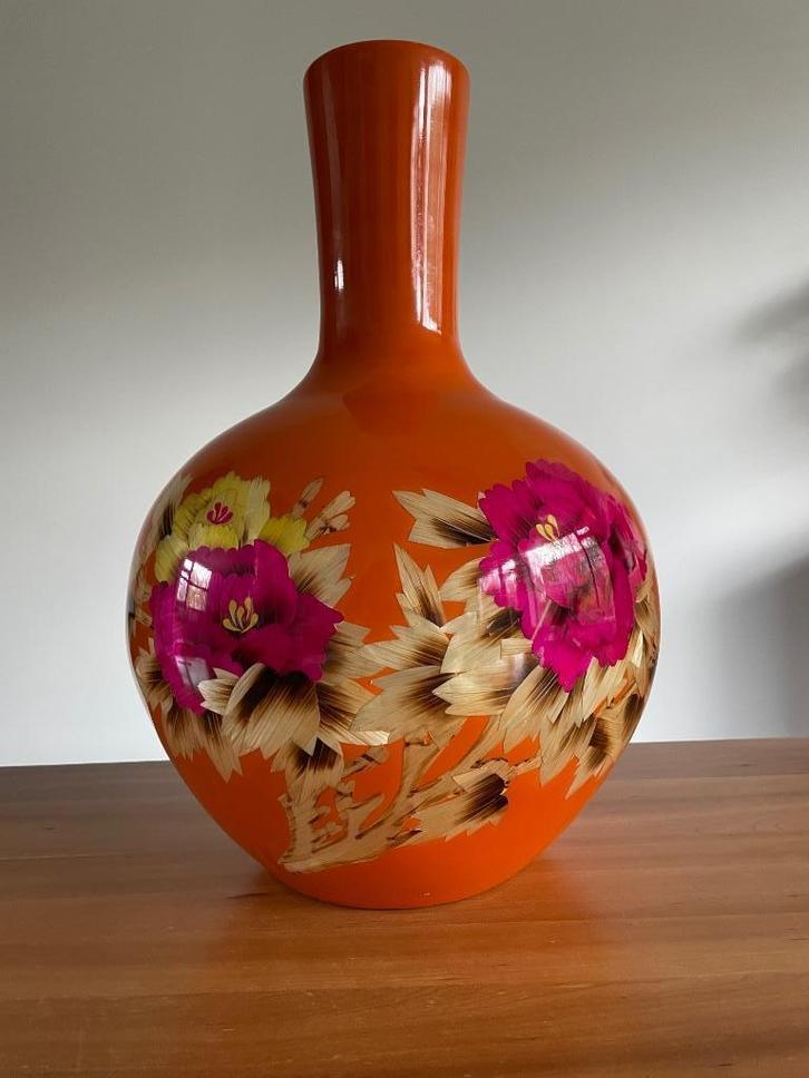 Pols Potten Ball body vaas, Huis en Inrichting, Woonaccessoires | Vazen, Zo goed als nieuw, Oranje, 50 tot 75 cm, Aardewerk of Porselein