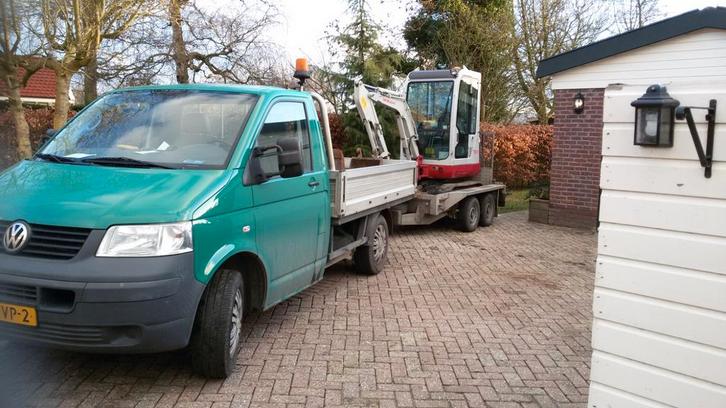 Graafmachine minigraver tuinen uitgraven sloopwerk afvoer, Diensten en Vakmensen, Verhuur | Gereedschap en Machines