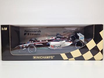 MiniChamps 1:18 J. Verstappen European Minardi Cosworth. beschikbaar voor biedingen