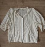 Shoeby blouse XL wit met brons borduursel, Kleding | Dames, Blouses en Tunieken, Ophalen of Verzenden, Zo goed als nieuw, Maat 46/48 (XL) of groter