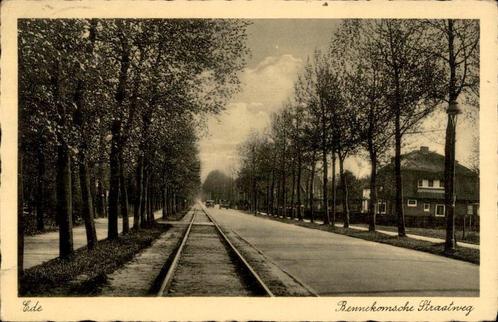 Ede Bennekomsche Straatweg met tramspoor st 1934 uitg Haweko, Verzamelen, Ansichtkaarten | Nederland, Gelopen, Gelderland, 1920 tot 1940