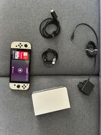 Nintendo Switch Oled, Spelcomputers en Games, Spelcomputers | Nintendo Switch, Ophalen, Zo goed als nieuw, Met 1 controller, Switch OLED