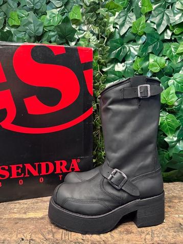 Nieuwe stoere vintage biker boots van Sendra maat 38 beschikbaar voor biedingen