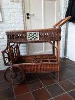 rotan serveerwagen, theewagen, drankenwagen, Ophalen, Zo goed als nieuw