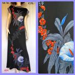 404. Vintage jurk mt 36, 9462RP 14, Verzenden, Zwart, Vintage kleertjes