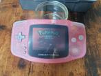 Prachtige transparante roze Gameboy Advance!, Spelcomputers en Games, Spelcomputers | Nintendo Game Boy, Ophalen of Verzenden