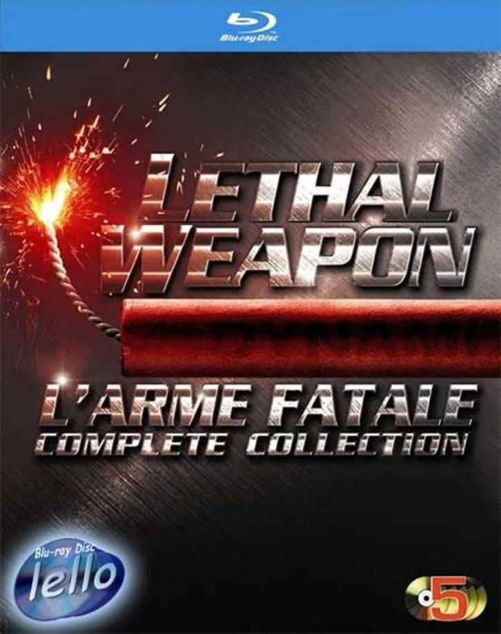 Blu-ray: Lethal Weapon 1 - 4 (Mel Gibson, Danny Glover) NL, Cd's en Dvd's, Blu-ray, Nieuw in verpakking, Actie, Ophalen of Verzenden