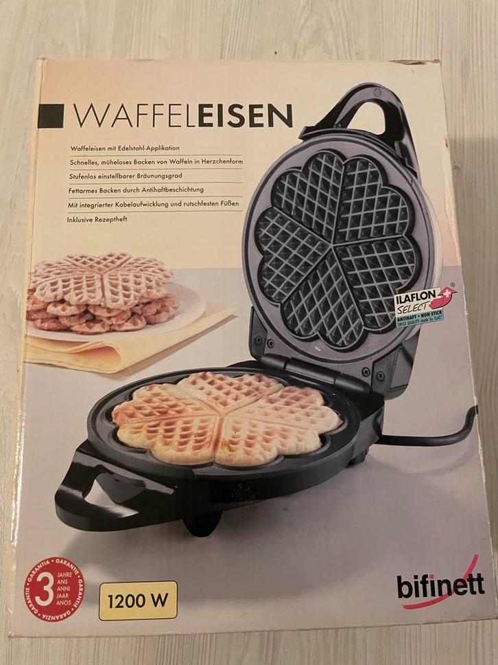 Wafelijzer - Hartjes Wafels, Witgoed en Apparatuur, Wafelijzers, Gebruikt, Ophalen of Verzenden