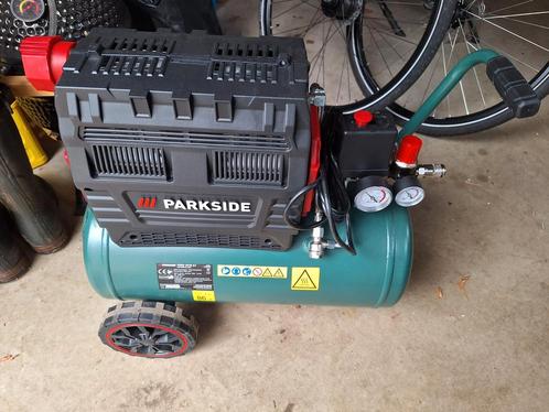 Parkside PSKO 2410 A1 Stille Compressor defect!, Doe-het-zelf en Verbouw, Compressors, Gebruikt, 6 tot 10 bar, Minder dan 25 liter