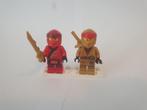 2 Kays uit Lego Ninjago. 1 goud met zwaard houder, Ophalen of Verzenden, Zo goed als nieuw, Losse stenen, Lego