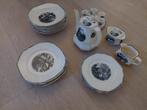 antiek servies Société Céramique Maestricht LANDSCHAP zwart, Antiek en Kunst, Ophalen