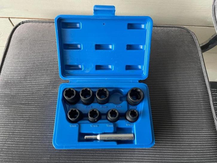 BGS 5266, Spiraaldoppen set 1/2" 10-19mm, Auto diversen, Overige Auto diversen, Ophalen