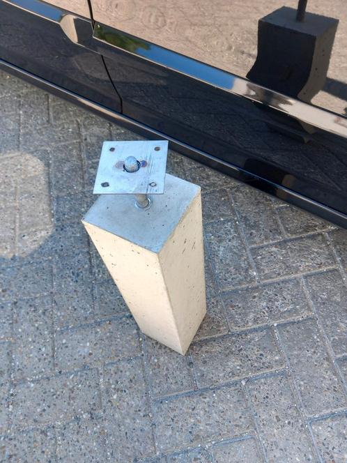 Beton poeren, Tuin en Terras, Schuttingen, Nieuw, Minder dan 3 meter, Ophalen