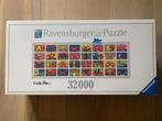 Puzzel Dubbele Retrospect Keith Haring 32000 stukjes, Ophalen of Verzenden, Meer dan 1500 stukjes, Zo goed als nieuw, Legpuzzel