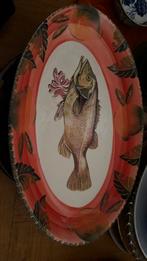 Vis schaal serveren design handvervaardigd, Ophalen of Verzenden, Overige stijlen, Schaal of Schalen
