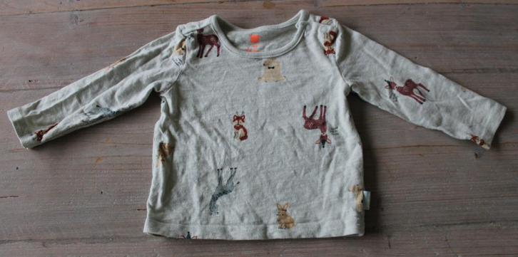 Longsleeve van HEMA 68, Kinderen en Baby's, Babykleding | Maat 68, Zo goed als nieuw, Jongetje, Shirtje of Longsleeve, Ophalen of Verzenden