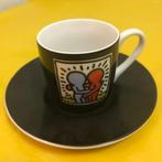 Keith Haring - mokka kop en schotel -, Antiek en Kunst, Kunst | Designobjecten, Ophalen of Verzenden
