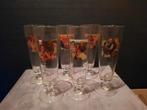 NIEUW complete schilderijen set van 6 bierglazen heineken, Verzamelen, Ophalen, Nieuw, Glas of Glazen, Heineken
