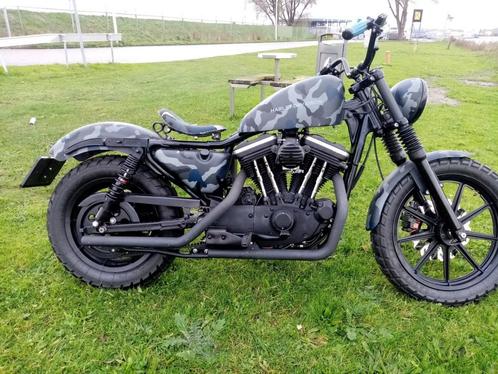 compleet vernieuwd gemoderniseerde Sportster 1200cc 89, Motoren, Motoren | Harley-Davidson, Bedrijf, Chopper, meer dan 35 kW, 2 cilinders